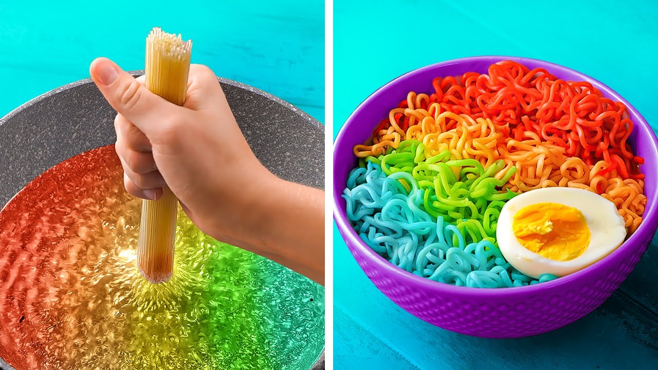 RAINBOW RAMEN! | Most Delicious And Tasty Recipes For Real Foodies