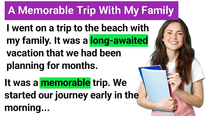 A Memorable Trip With My Family | Learning English Speaking | Listen & Practice