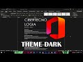 Como Activar el Tema Oscuro en Word/Excel/PowerPoint - Fácil y Rápido 2021 Theme Dark Office 🌛