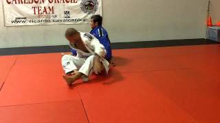 Jiu Jitsu Techniques - Elevator Sweep and Lapel Choke