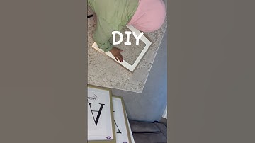How To DIY a Picture Frame with a Spray Paint / Items of Home Decor you can buy from SHEIN part 2