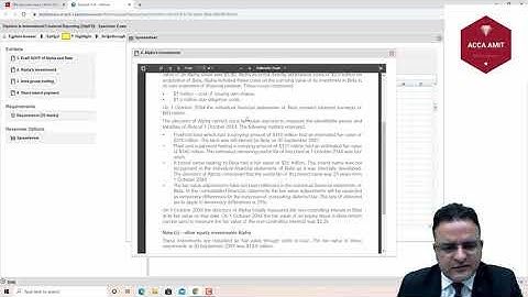 DipIFR CBE new ACCA Exam pattern Full Consolidation question solved