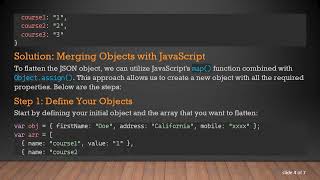 How to Flatten JSON Objects in JavaScript for Easy Use