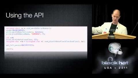 BlackHat 2011 - Battery Firmware Hacking