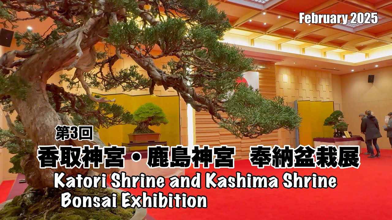 第3回 香取神宮・鹿島神宮  奉納盆栽展／The 3rd Katori Shrine and Kashima Shrine Bonsai Exhibition