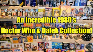 A MIND-BLOWING - Vintage 1980s - DOCTOR WHO + DALEK - Merchandise Collection