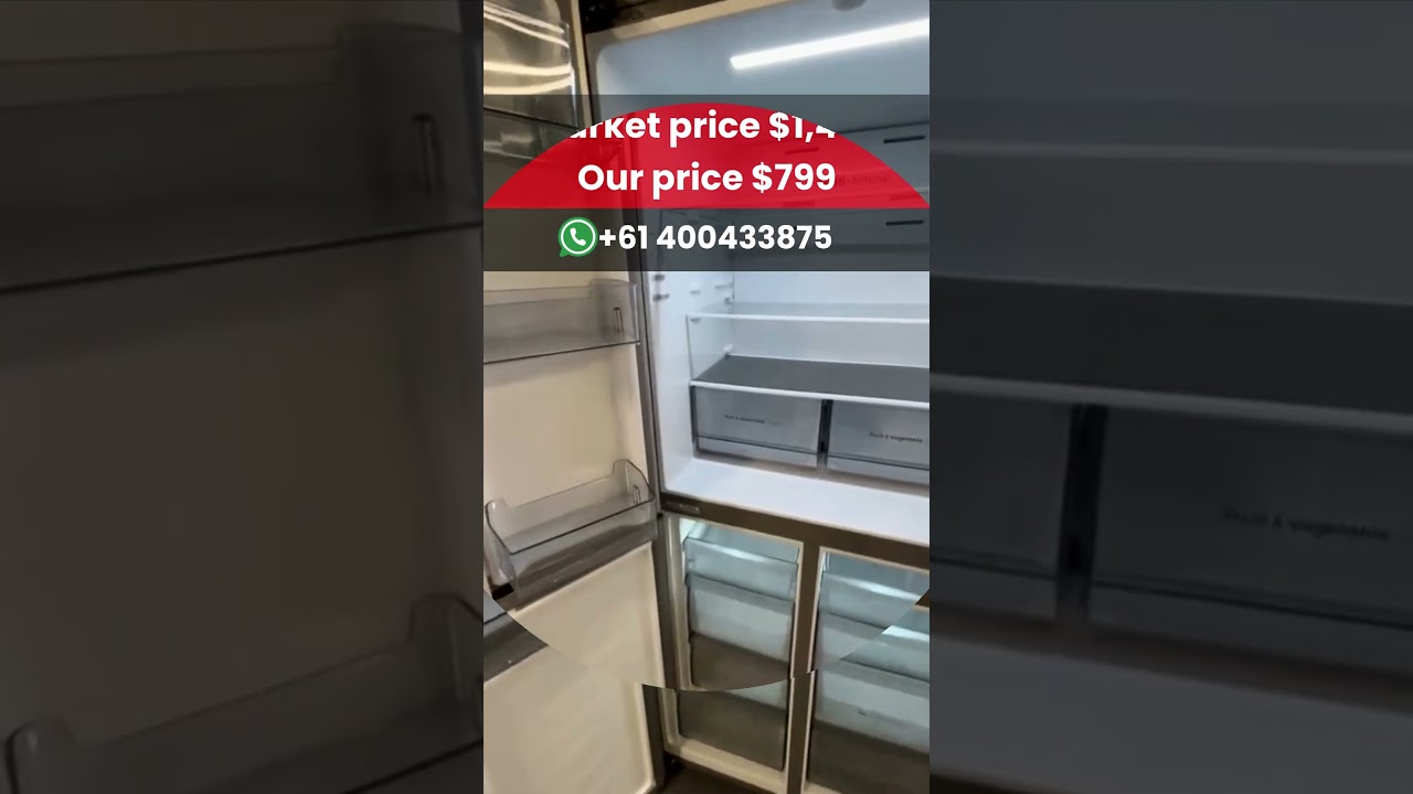 Refurbished Hisense 483L French Door Fridge – Only $799 | Alexandria Deal 🔥