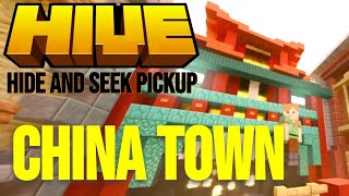 ブロックかくれんぼピックアップ @ China Town 3 #minecraft #hive #hideandseek