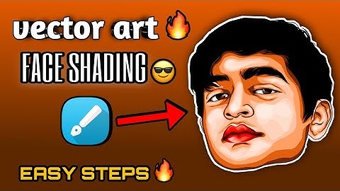 VECTOR ART FACE SHADING || FULL LIKE TEJASILLUSTRATOR...