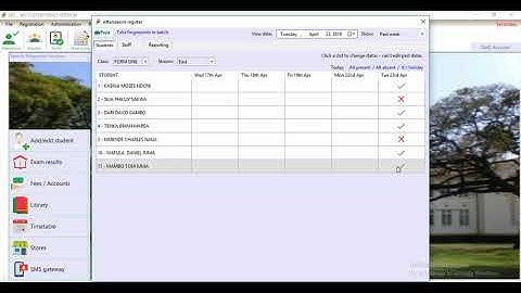 JBS | Attendance Register | School Management Software
