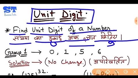 Find Unit digit | इकाई अंक | Number system #maths #railway #ntpc #groupd #ssc