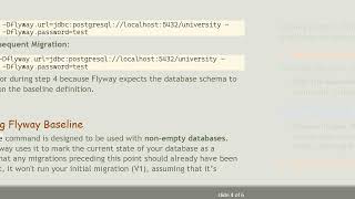 Solving Flyway Migration Errors After Running Baseline in Java Spring Applications