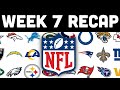 NFL Week 7 Game Recaps + Highlights