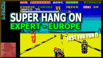 Super Hang On - Expert Stage - on the ZX Spectrum 48K !! with Commentary