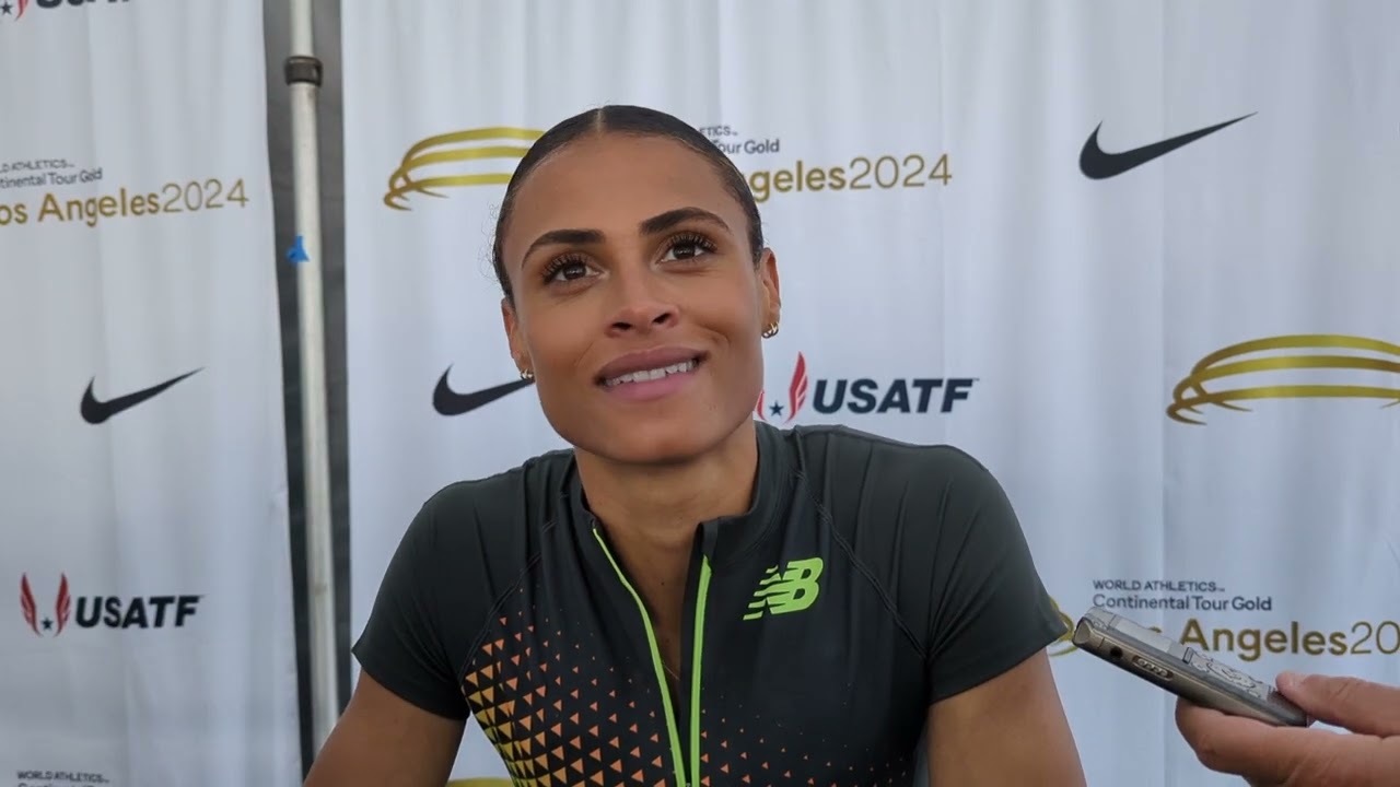 Sydney McLaughlin-Levrone Reacts to Running 52.70 in Her First 400mH Race in 2 Years