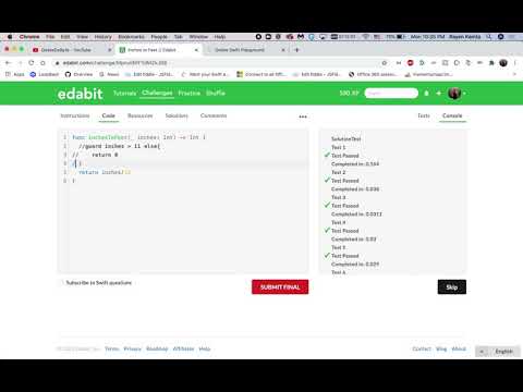 Python edabit Challenge  : Edabit Challenge : Inches to Feet