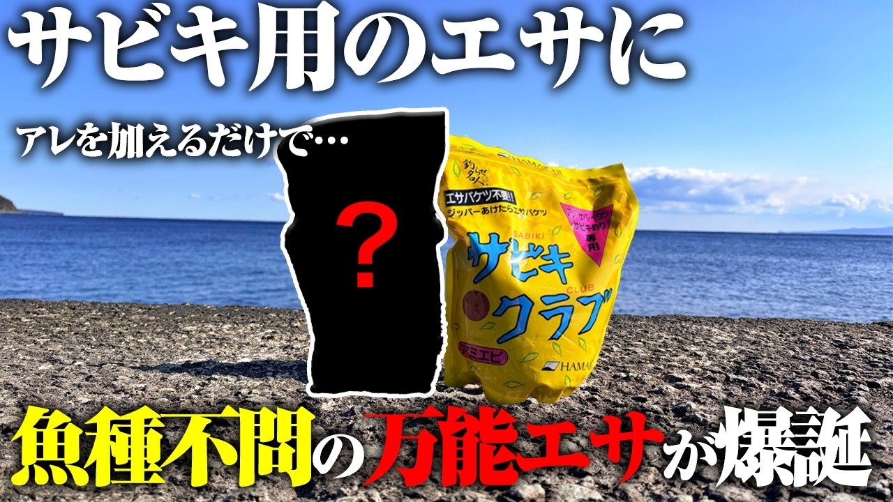 サビキ用のエサにスーパーで買える“アレ”を入れたら魚種不問の万能エサが爆誕した件
