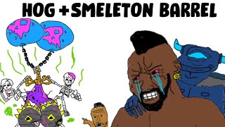 Evo Skeleton Barrel with Hog Rider DOMINATES!