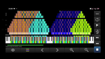 [Black MIDI] Tetris Block Arts 2 In Midi Voyager (New Intro)