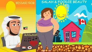 IMPORTANT MESSAGE FROM SALAH | FOODIE BEAUTY (Parody)🤣🤣