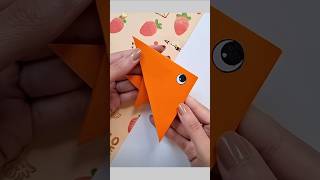 DIY paper fish #origami #origamicraft #paperfish #papercraft #diy