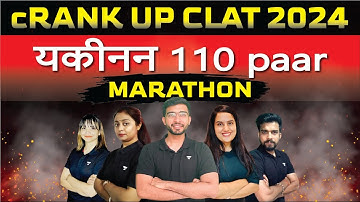 cRank UP CLAT 2024 | 7 Hours Marathon | CLAT 2024 | Score 110+ | Unacademy CLAT #clat #clat2024