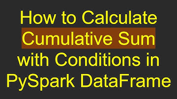 How to Calculate Cumulative Sum with Conditions in PySpark DataFrame