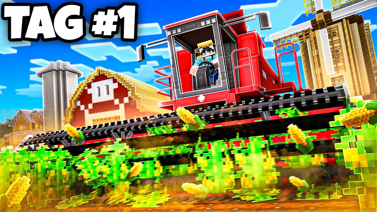 Ich habe eine REALISTISCHE FARM in Minecraft gebaut…