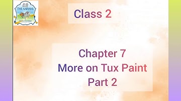 More in Tux Paint Part 2 Class 2