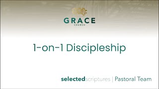 How Do I Disciple Someone 1-on-1