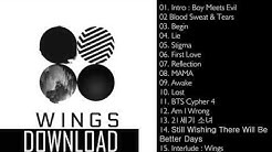 [Album] BTS â€" WINGS [VOL. 2] (MP3 + DOWNLOAD)  - Durasi: 53:42. 
