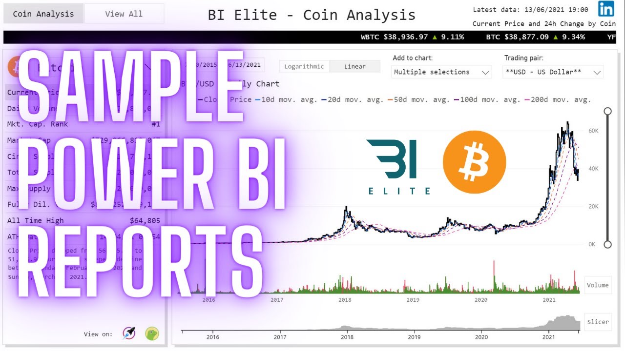 More Inspirational Power BI Reports - June 2021 Crypto Contest Winners
