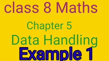 Exercise 5.2 Q 1 Chapter 5 Data Handling class 8  Maths NCERT CBSE. Goan Creations 123.