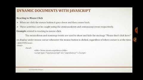 15CS52T Web Programming Unit2 Lect17