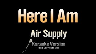 Here I Am - Air Supply (Karaoke)