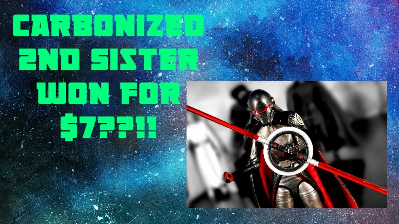 Star Wars Black Series Carbonized Second Sister eBay Lot Win.  Check out the other 6" action figures