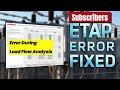 Subscribers Etap Error Solved | Error 724-01 | Error 713-01 | etap common error