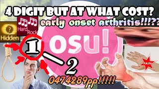 2 years of osu! progress in 5 minutes (700+ hours)