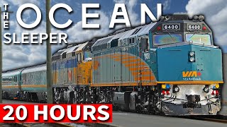 VIA Rail THE OCEAN  20 Hours on Canada's Eastern Sleeper Train!