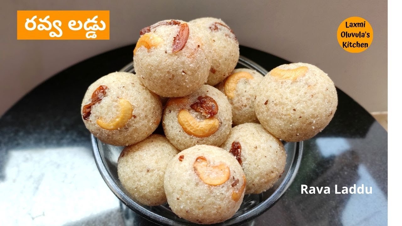 Rava Laddu Recipe In Telugu coconut Rava Laddu Eng Subs YouTube