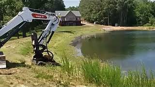 TGEC Excavator Hydraulic Brush Cutter Application