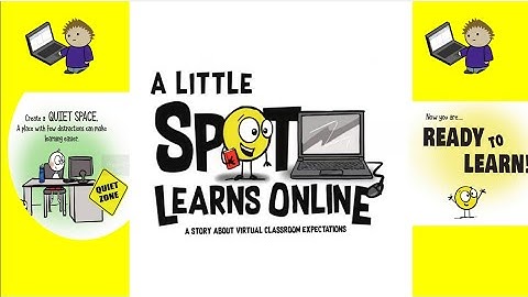 💻🏠  A Little Spot Learns Online Books Read Aloud Virtual Learning Tips #alittlespotlearnsonline