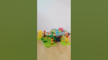 Buildup of the AKML marble run #lego #duplo #marblerun