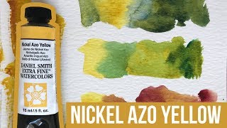 Nickel Azo Yellow - Daniel Smith Watercolors | The Paint Show 47