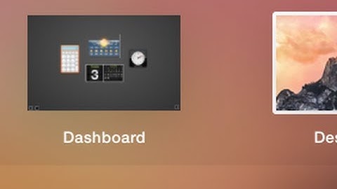 OS X Yosemite (and El Capitan): How to re-enable Dashboard