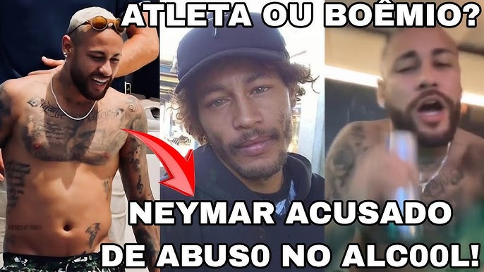 ATHLETE OR BOHEMIAN? NEYMAR ACCUSED OF @BUS0 IN ALC00L! - YouTube