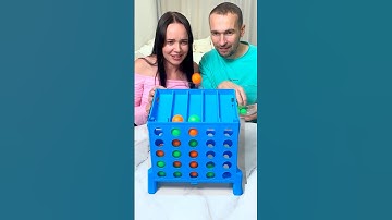 Getting 5 IN A ROW in Connect 4?!?! #boardgames #shorts #gamenight #couple #fungame #cupsplay