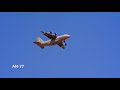 Demo flights of Antonov aircraft on the first day of Eurasia Airshow