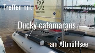 Ducky 14 und Ducky 16, aufblasbare Katamarane, inflatable catamarans, Schlauchkatamaran by daysailer2go 6,240 views 5 years ago 2 minutes, 27 seconds