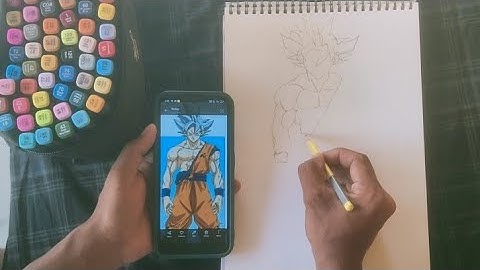 Tutorial: how to draw goku,s mastered ultra instinct form! Step by step